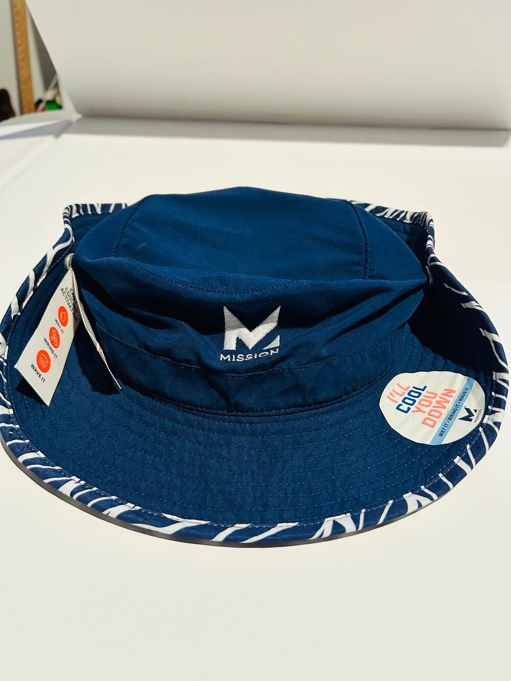 Mission Cooling Brim Bucket Hat /UPF 50
Adult Sun Protection Hat- NWT /Navy Blue